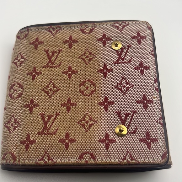 Louis Vuitton Pink Canvas Compact Bifold Wallet - Picture 6 of 14